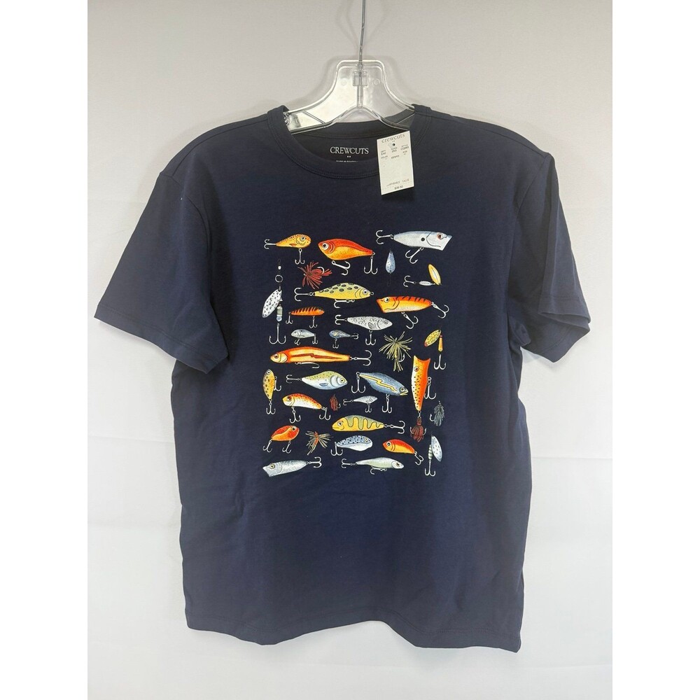 Crewcuts Fishing lure Shirt Size Youth XL (12/13) NEW WITH TAG